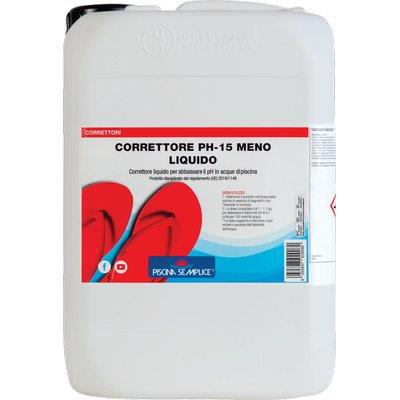 REGOLATORE PH MENO 15% X PISCINA LAPI LIQUIDO LT 10