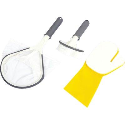 KIT PULIZIA SPA LAY-Z 60310 BESTWAY RETINO+SPAZZOLA+GUANTO Immagine principale del prodotto