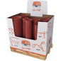 VASO TONDO + SOTTOVASO JUMBOX THEA ICS PP TERRACOTTA CM 26/45 CF=PZ 450