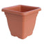 VASO QUADRO LAURUS ICS PP TERRACOTTA CM 35X35 H.CM 33