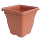 VASO QUADRO LAURUS ICS PP TERRACOTTA CM 35X35 H.CM 33