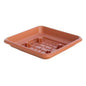 SOTTOVASO QUADRO LAURUS ICS PP TERRACOTTA X VASO CM 25X25