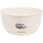 CIOTOLA RATTAN NATURAL STEFANPLAST PP BIANCO CM 30 H.CM 14,5
