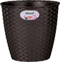 VASO RATTAN TONDO NATURAL STEFANPLAST PP MOKA CM 29 H.CM 26,5