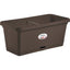 CASSETTA + RISERVA + RUOTE NATURAL STEFANPLAST PP RATTAN MOKA CM 80X40 H.CM 34
