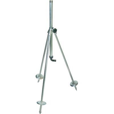 BASE TRIPODE X IRRIGATORE ACCIAIO ZINCATO 3/4M+PORTAGOMMA H.CM 80 Immagine principale del prodotto