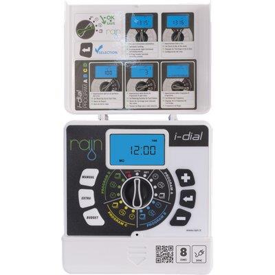 CENTRALINA IRRIGAZIONE I-DIAL INTERNO RAIN ZONE 8 VOLT 220/24 TRASF ESTERNO Immagine principale del prodotto