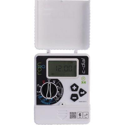 CENTRALINA IRRIGAZIONE C-DIAL INTERNO RAIN ZONE 6 VOLT 220/24  TRASF ESTERNO