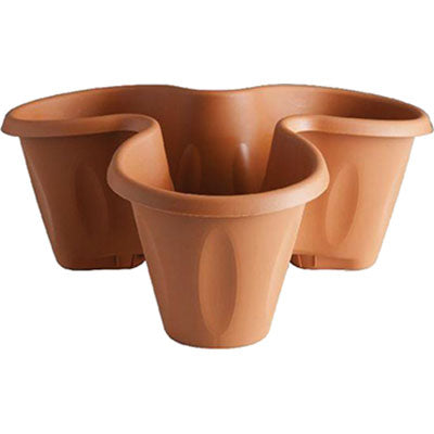 VASO TRIFOGLIO BAMA PP TERRACOTTA D.CM 40 H.CM 16 Immagine principale del prodotto
