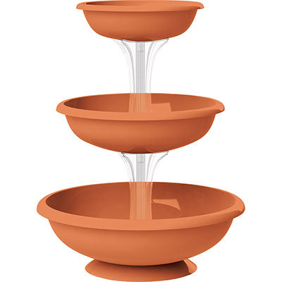 CIOTOLE TRIS FONTANA BAMA PP TERRACOTTA D.CM 50 H.CM 64 Immagine principale del prodotto