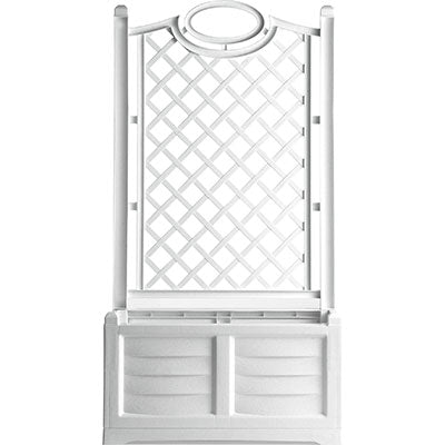 FIORIERA + GRIGLIATO SEPARE BAMA PP BIANCO CM 80X42,5 H.CM 150 Immagine principale del prodotto