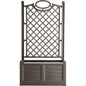 FIORIERA + GRIGLIATO SEPARE BAMA PP CAPPUCCINO CM 80X42,5 H.CM 150