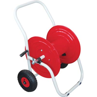 AVVOLGITUBO IRRIGAZIONE CARRELLATO PROFESSIONAL ACCIAIO VERN RUOTE PNEUM X TUBO 3/4 MT 70 Immagine principale del prodotto
