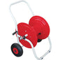 AVVOLGITUBO IRRIGAZIONE CARRELLATO PROFESSIONAL ACCIAIO VERN RUOTE PNEUM X TUBO 3/4 MT 70