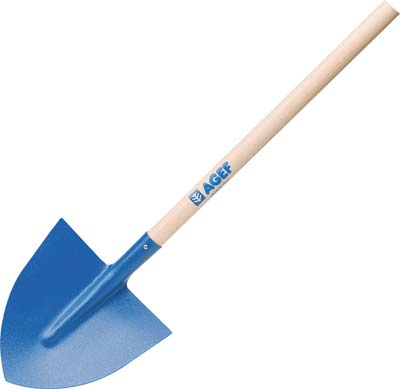 BADILETTO A PUNTA + M.LEGNO AGEF ACCIAIO/FAGGIO CM 21X21,5 H.CM 120 Immagine principale del prodotto