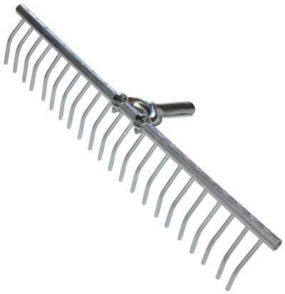 RASTRELLONE ALLUMINIO FIENO STARS DENTI 22 CM 68 O.CONICO MM 26 Immagine principale del prodotto