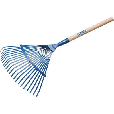 SCOPA GIARDINO A VENTAGLIO + MANICO 850 AGEF ACCIAIO VERN/FAGGIO CM 38 H.CM 130 Immagine principale del prodotto