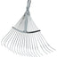SCOPA GIARDINO A VENTAGLIO 863 AGEF ACCIAIO ZINC CM 50/63X53 O.CONICO D.TONDI MM 26
