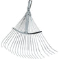 SCOPA GIARDINO A VENTAGLIO 863 AGEF ACCIAIO ZINC CM 50/63X53 O.CONICO D.TONDI MM 26