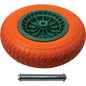 RUOTA PU ANTIFORO CARRIOLA GARDEN BIG-TWO PRIMULA 4.00X8" DISCO PP ASSE MM 20X128