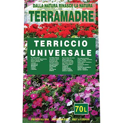 TERRICCIO UNIVERSALE TERRAMADRE TERRIFLORA LT 70 UNI EN (42) Immagine principale del prodotto