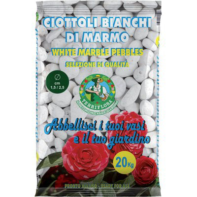 CIOTTOLO TERRIFLORA BIANCO CARRARA MM 15/25 KG 20 Immagine principale del prodotto