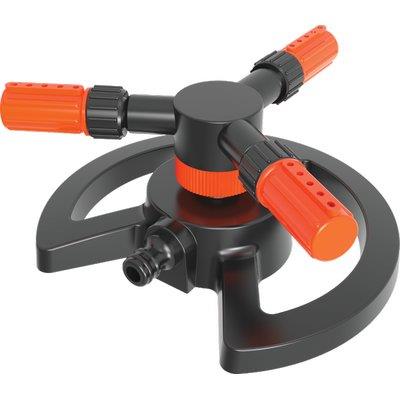 IRRIGATORE 3 BRACCI EVO SU BASE STARS PLASTICA CIRCOLARE INNESTO RAPIDO PASSANTE SELF Immagine principale del prodotto