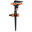 IRRIGATORE BATTENTE 427 SU PUNTALE STARS PLASTICA SETTORE INNESTO RAPIDO PASSANTE SELF