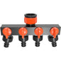 PRESA A RUBINETTO + 4 INNESTI RAPIDI STARS 3/4-1"F SELF
