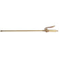 LANCIA + RUBINETTO A LEVA X POMPA STARS RAME/OTTONE MM 10 CM 50