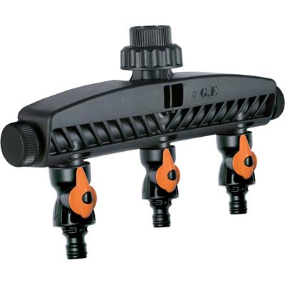 PRESA A RUBINETTO + 3 INNESTI RAPIDI GF 3/4F SELF 8000-5072