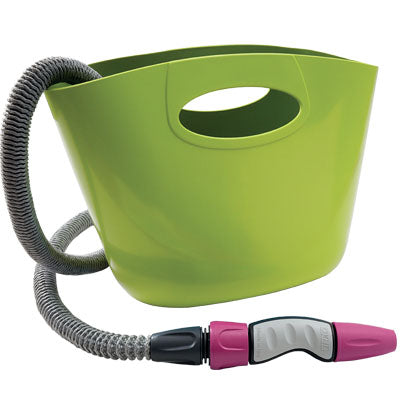 TUBO IRRIGAZIONE ESTENSIBILE AQUAPOP KIT BORSA GF LIME MT  5/15 +RACCORDI+LANCIA Immagine principale del prodotto