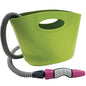 TUBO IRRIGAZIONE ESTENSIBILE AQUAPOP KIT BORSA GF LIME MT  5/15 +RACCORDI+LANCIA