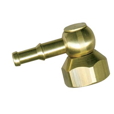 PORTAGOMMA GIREVOLE FILETTO FEMMINA AP OTTONE MM 8/10 3/4F Immagine principale del prodotto