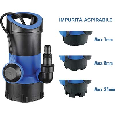 ELETTROPOMPA COMBINATA ABS EFFE VOLT 230 WATT 750 HP 1,0 LT/M MAX 215 H.MT 9 Immagine principale del prodotto