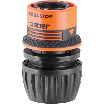 RACCORDO RAPIDO STRINGITUBO UNIVERS + STOP CLABER 1/2-5/8-3/4+AQUASTOP SELF 8548