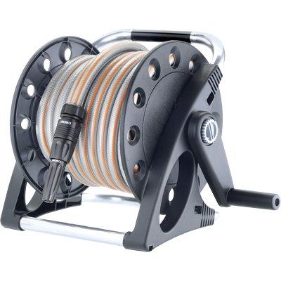 AVVOLGITUBO IRRIGAZIONE AQUAPONY KIT CLABER ACCIAIO/ABS TUBO 1/2 MT 15 + RACCORDI + LANCIA Immagine principale del prodotto