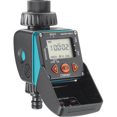CENTRALINA IRRIGAZIONE AQUAUNO VIDEO-2 CLABER INNESTO RAPIDO 3/4F 1XTRANSISTOR VOLT 9 SELF 8428
