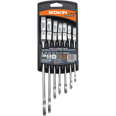 CHIAVI COMBINATE A CRICCO FLEX SERIE 151907 WOKIN MM 8/19 CF=PZ 7