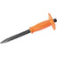 SCALPELLO MURATORE A PUNTA + SALVAMANO 2550 WOKIN ACCIAIO FORGIATO MM 250X16X4 255010