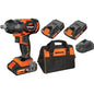 AVVITATORE IMPULSI BATTERIA GP20V 620335 WOKIN VOLT 20X2 AH 2,0 BRUSHLESS + BORSA