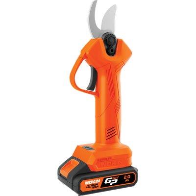 FORBICE BATTERIA GP20V 624510 WOKIN VOLT 20X2 AH 2,0 MM 0-30 BRUSHLESS + VALIGIA Immagine principale del prodotto