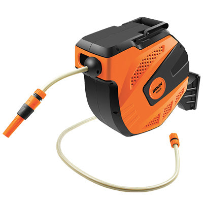 AVVOLGITUBO IRRIGAZIONE AUTOROLL 574515 WOKIN PLASTICA +TUBO 1/2 MT 15 +1,5 RACCORDI+LANCIA