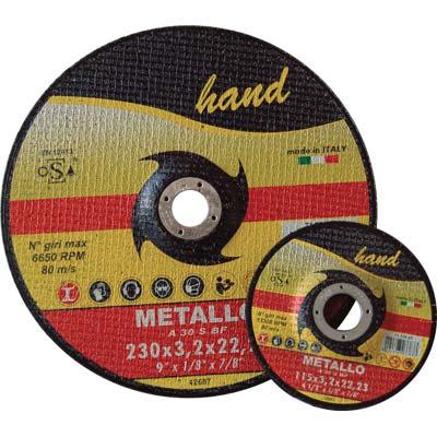 DISCO ABRASIVO TAGLIO FERRO HAND MM 115X22,2 H.MM 3,2 Immagine principale del prodotto