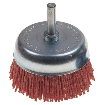 SPAZZOLA FIBRA A TAZZA + GAMBO PG 497.25 MM  50 GRANA  80 G.MM 6 Immagine principale del prodotto