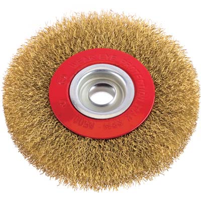 SPAZZOLA ACCIAIO CIRCOLARE + FORO PG 486.00 MM 100 F.MM 13 Immagine principale del prodotto