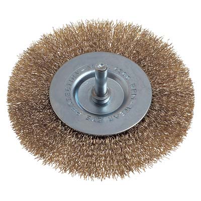 SPAZZOLA ACCIAIO CIRCOLARE + GAMBO PG 469.00 MM  50 G.MM 6X25 Immagine principale del prodotto