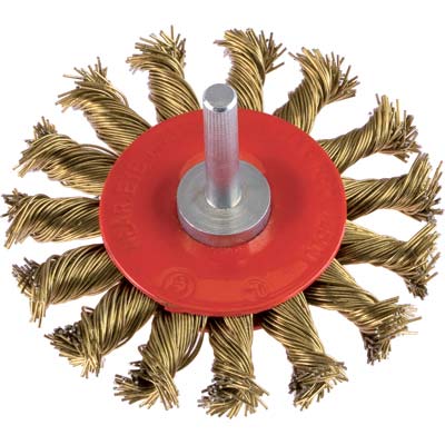SPAZZOLA ACCIAIO RITORTO CIRCOLARE + GAMBO PG 475.65 MM  75 G.MM 6X25 Immagine principale del prodotto