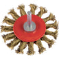 SPAZZOLA ACCIAIO RITORTO CIRCOLARE + GAMBO PG 475.65 MM  75 G.MM 6X25