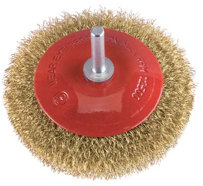 SPAZZOLA ACCIAIO CONICA + GAMBO 466.00 PG MM 90 G.MM 6X25 Immagine principale del prodotto